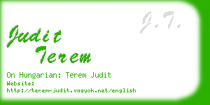 judit terem business card